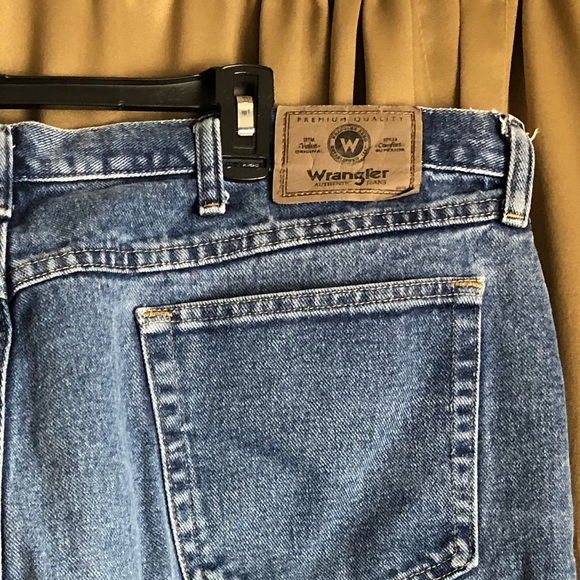 Wrangler Denim Levi Blue Jeans - 42x30 - Picture 10 of 10